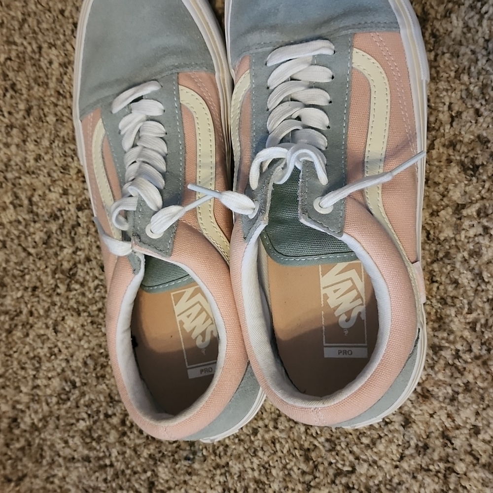 Vans Pastel Blue and Pink Sneakers - Picture 4 of 7
